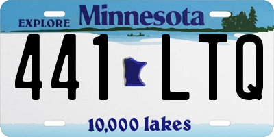 MN license plate 441LTQ