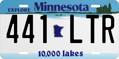 MN license plate 441LTR