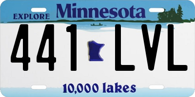 MN license plate 441LVL