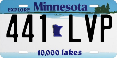 MN license plate 441LVP