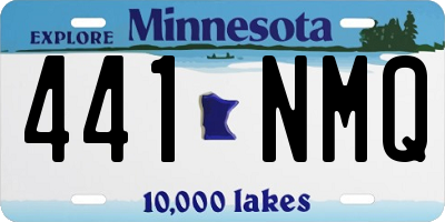 MN license plate 441NMQ