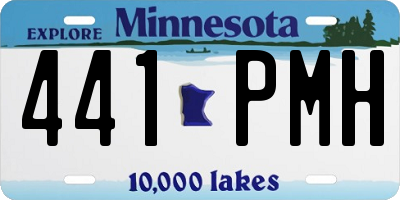 MN license plate 441PMH
