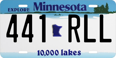 MN license plate 441RLL