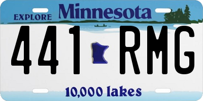 MN license plate 441RMG