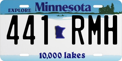 MN license plate 441RMH