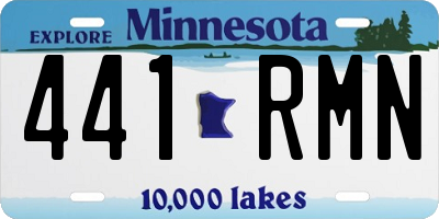 MN license plate 441RMN