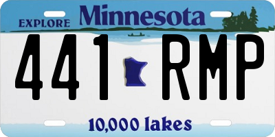 MN license plate 441RMP