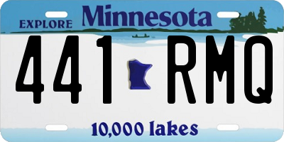 MN license plate 441RMQ