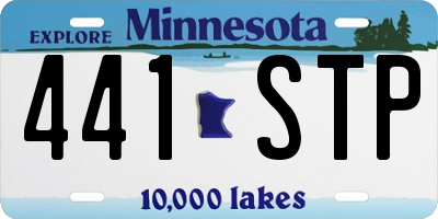 MN license plate 441STP