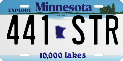 MN license plate 441STR