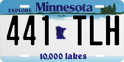 MN license plate 441TLH