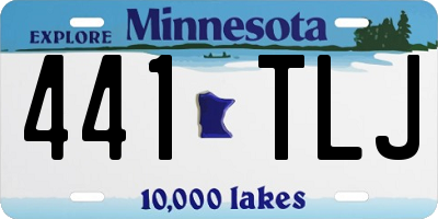 MN license plate 441TLJ