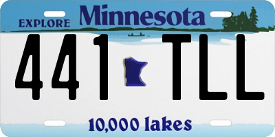 MN license plate 441TLL