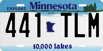 MN license plate 441TLM