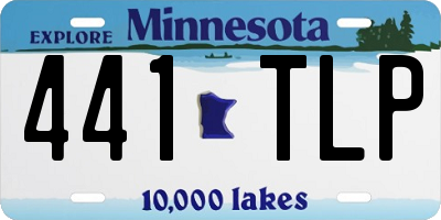 MN license plate 441TLP