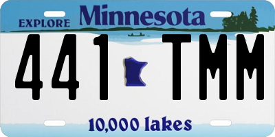 MN license plate 441TMM