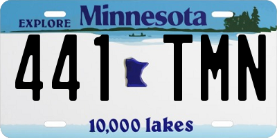 MN license plate 441TMN