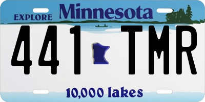 MN license plate 441TMR