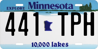 MN license plate 441TPH
