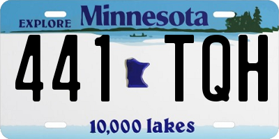 MN license plate 441TQH