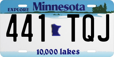 MN license plate 441TQJ