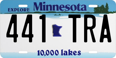 MN license plate 441TRA