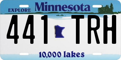 MN license plate 441TRH