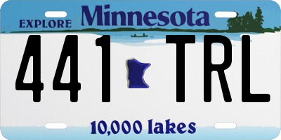 MN license plate 441TRL