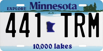 MN license plate 441TRM