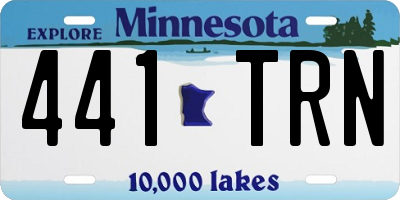 MN license plate 441TRN