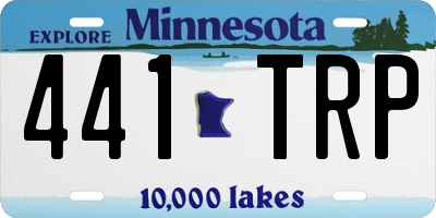 MN license plate 441TRP