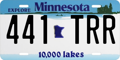 MN license plate 441TRR