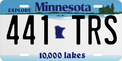 MN license plate 441TRS