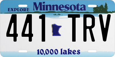 MN license plate 441TRV