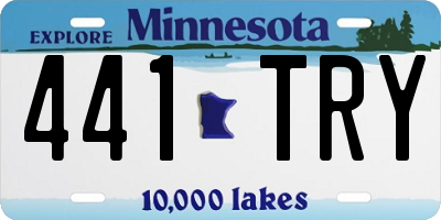 MN license plate 441TRY