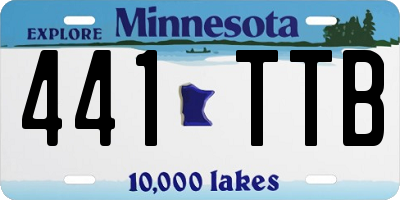 MN license plate 441TTB