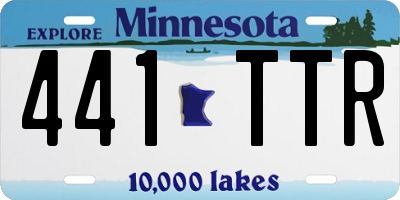 MN license plate 441TTR