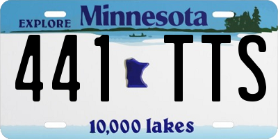 MN license plate 441TTS