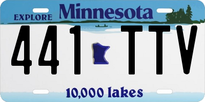 MN license plate 441TTV