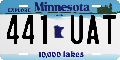 MN license plate 441UAT