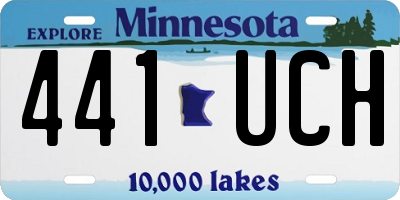 MN license plate 441UCH