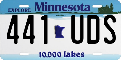 MN license plate 441UDS