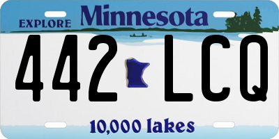 MN license plate 442LCQ