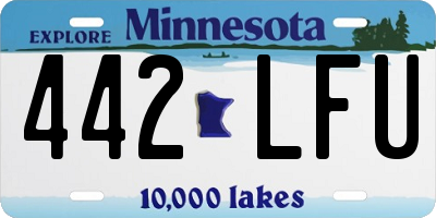 MN license plate 442LFU