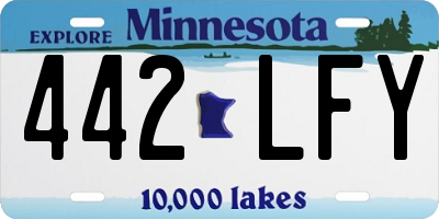 MN license plate 442LFY