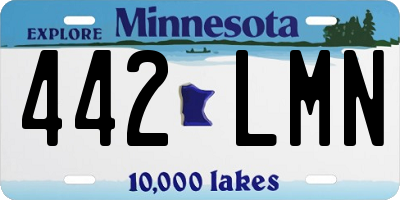 MN license plate 442LMN