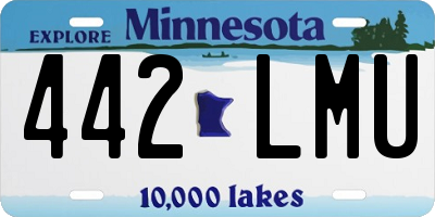 MN license plate 442LMU
