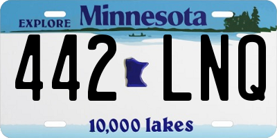 MN license plate 442LNQ