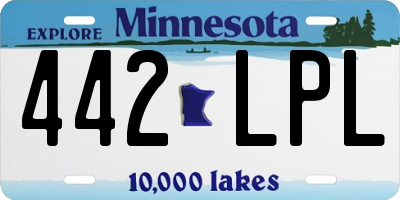 MN license plate 442LPL
