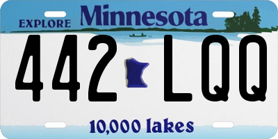MN license plate 442LQQ